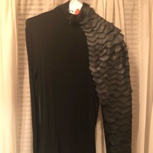 Spandex top Faux leather by Gracia